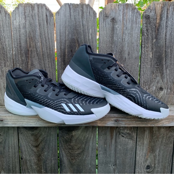 adidas Shoes Adidas Mens Basketball Shoes Don Issue 4 Black Carbon